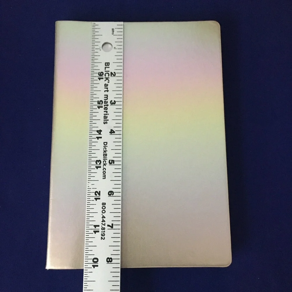 Iridescent Vegan Leather Notebook
